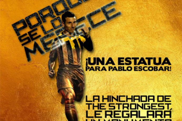 Hinchas del Tigre recaudan fondos para construir una estatua en honor a Pablo  Escobar | Oxígeno Digital